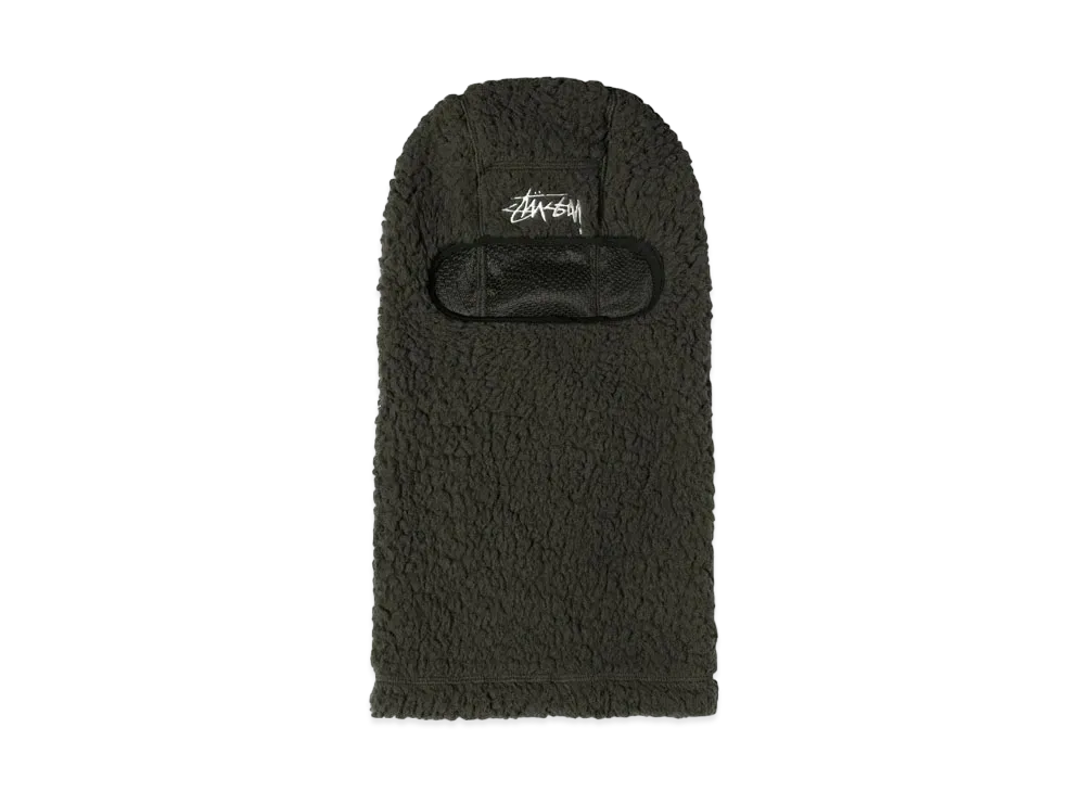 Stussy Stock Sherpa Balaclava "Olive"