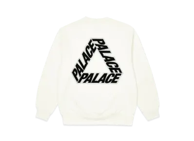 PALACE P-3 Applique Crew "White"