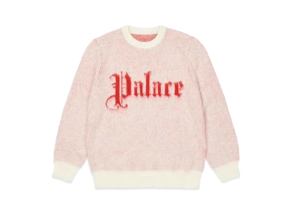 トップス ye olde palace knit 中古・古着通販】PALACE (パレス) YE OLDE PALACE KNIT ネイビー