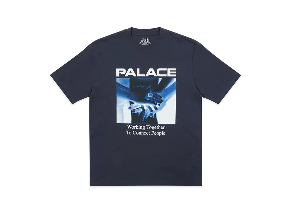 PALACE Battery T-Shirt "Navy"
