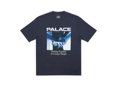 PALACE Battery T-Shirt "Navy"