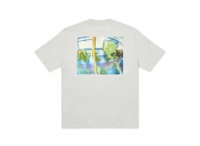 PALACE Back Of The Bus T-Shirt "Grey Marl"