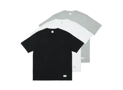 CK1 PALACE Short Sleeve Crew Neck Tee 3Pk "Classic White / Light Grey Heather / Black"
