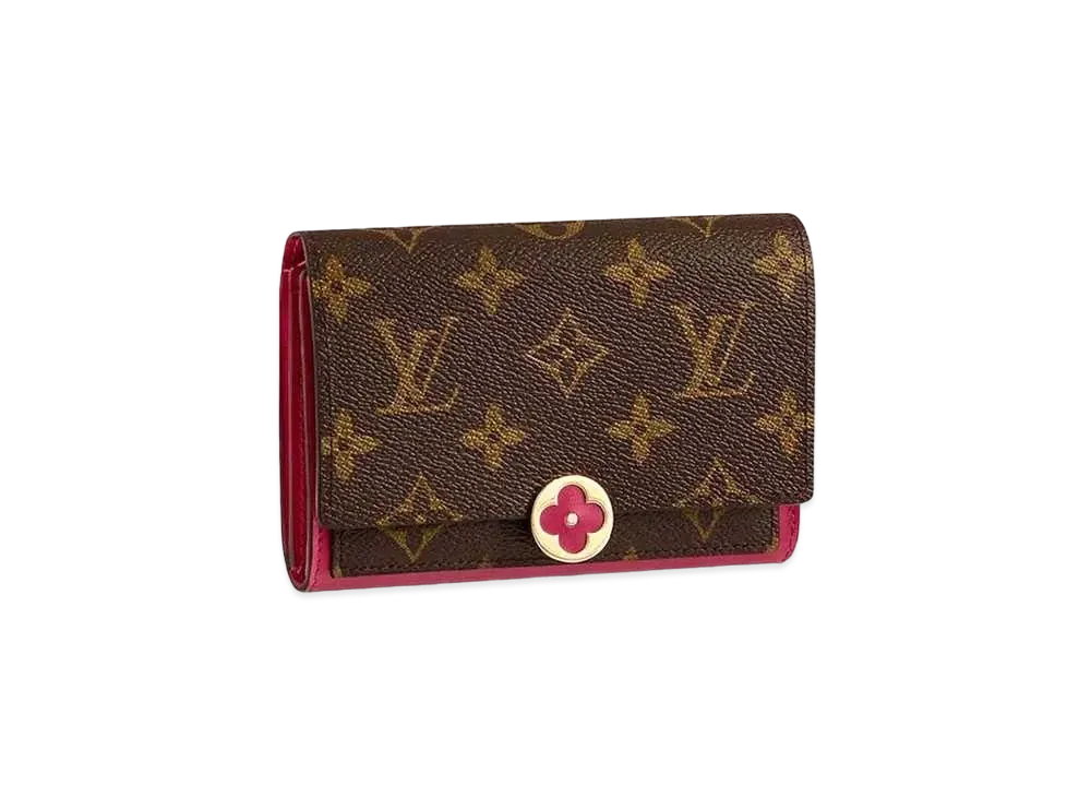 Louis Vuitton Flore Compact Wallet Monogram "Fuchsia"