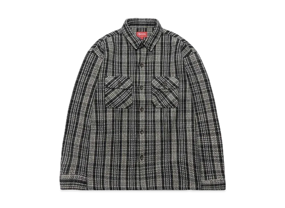 Supreme Heavy Flannel Shirt "Black"