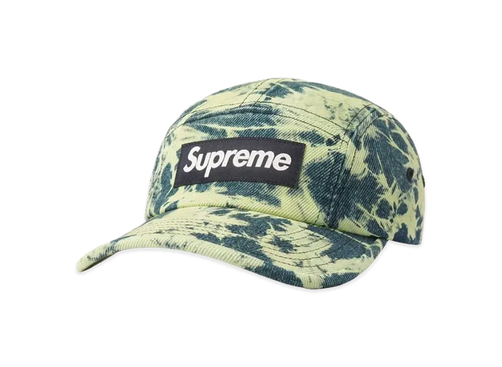 Supreme Denim Camp Cap "Dyed Green" (22FW)