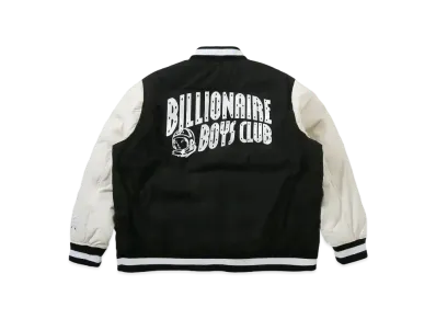 FIRST DOWN x BILLIONAIRE BOYS CLUB Reversible MA-1 Microft "Black/Orange"