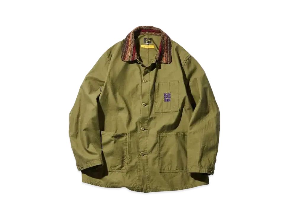 UNION x NEEDLES D.N. Coverall Jacket "Olive"