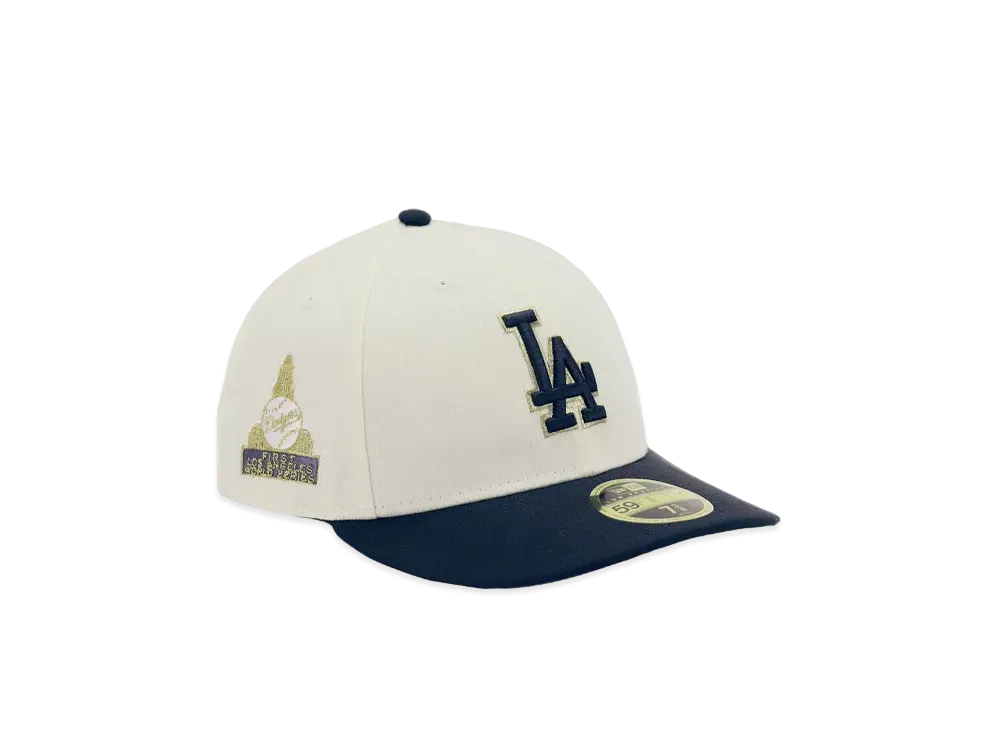 NEW ERA x briwn 59FIFTY LosAngels Dodgers "Gold/Navy/Chrome White"