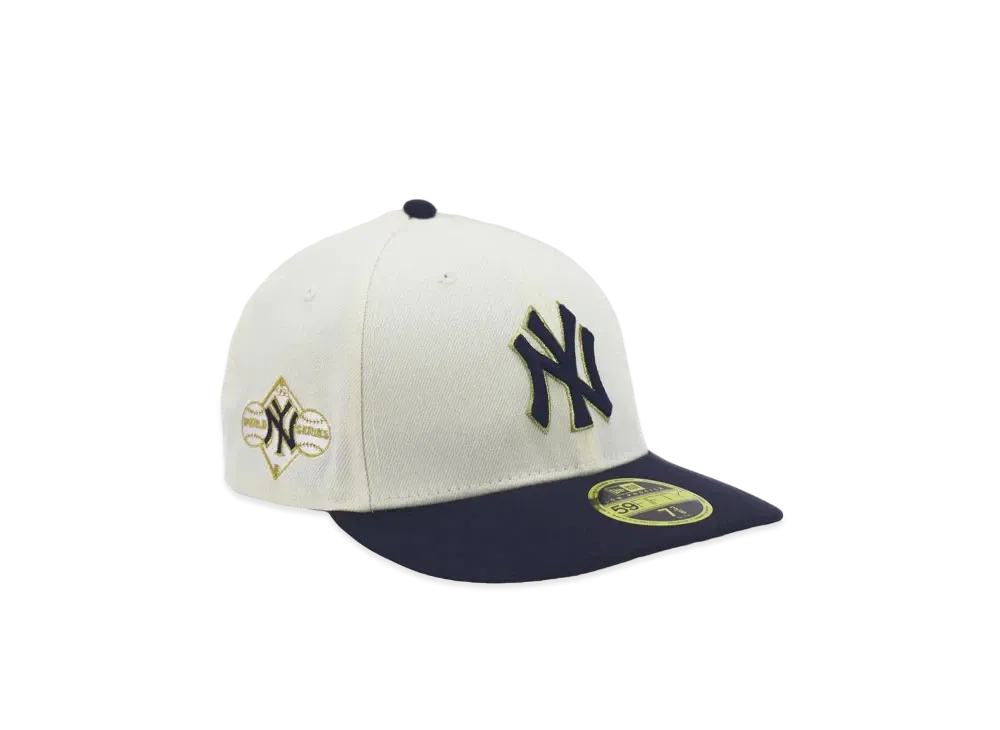 NEW ERA x briwn 59FIFTY New York Yankees "Gold/Navy/Chrome White"