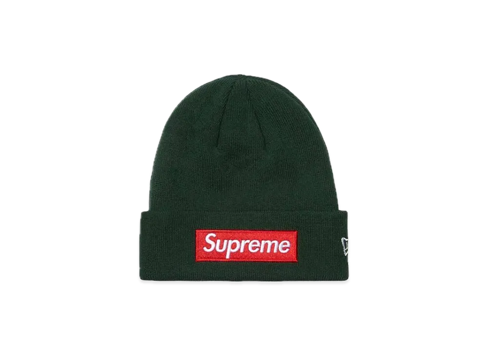 Supreme New Era Box Logo Beanie "Dark Pine"