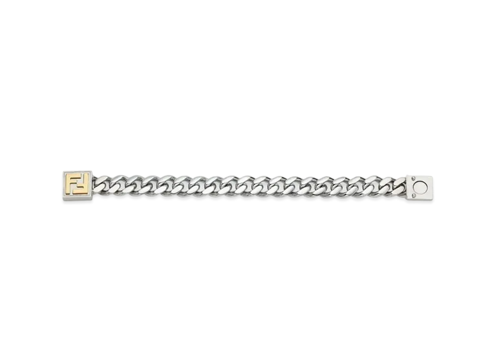FENDI Palladium and Gold Coloured Bracelet "Gold"