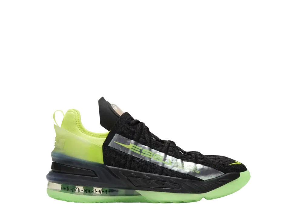 Nike GS LeBron 18 "Black/Crimson/Volt"