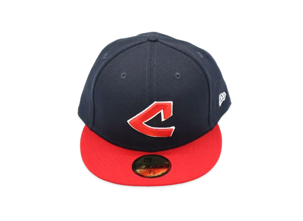 NEW ERA 59FIFTY Harlem Exclusive Cleveland Guardians "Navy/Red"