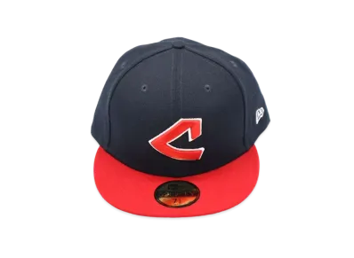 NEW ERA 59FIFTY Harlem Exclusive Cleveland Guardians "Navy/Red"