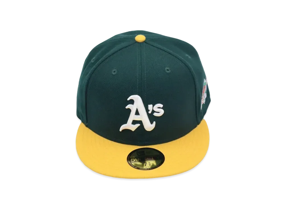 NEW ERA 59FIFTY Harlem Exclusive Oakland Athletics "Green/Yellow"