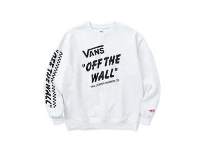 CALEE Drop x VANS Shoulder Crew Neck Sweat "White"