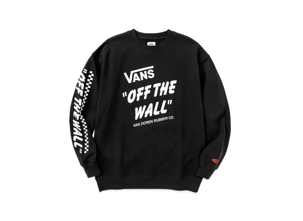 CALEE Drop x VANS Shoulder Crew Neck Sweat "Black"