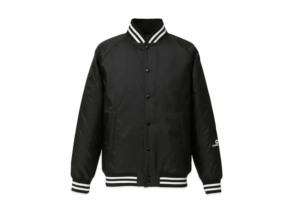 BLACK COMME des GARCONS Padded Varsity Jacket "Black"