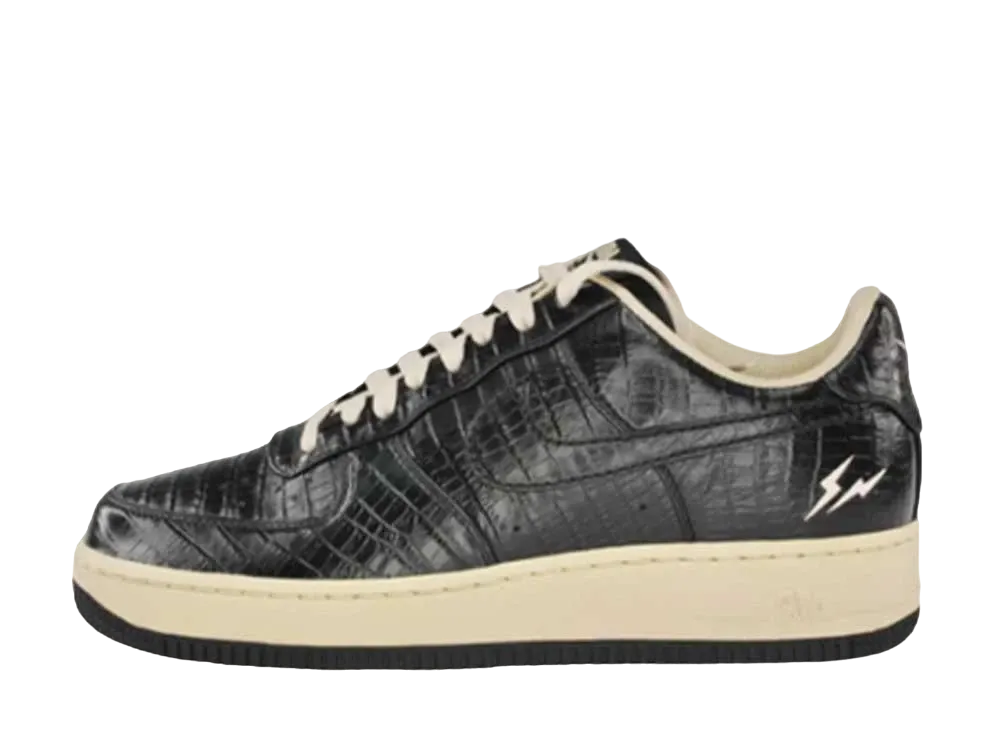 fragment design × Nike Air Force 1 Low HTM "Black Crocodile"