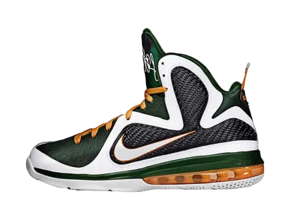 Nike LeBron 9 Miami Hurricanes "White/Gorge Green"