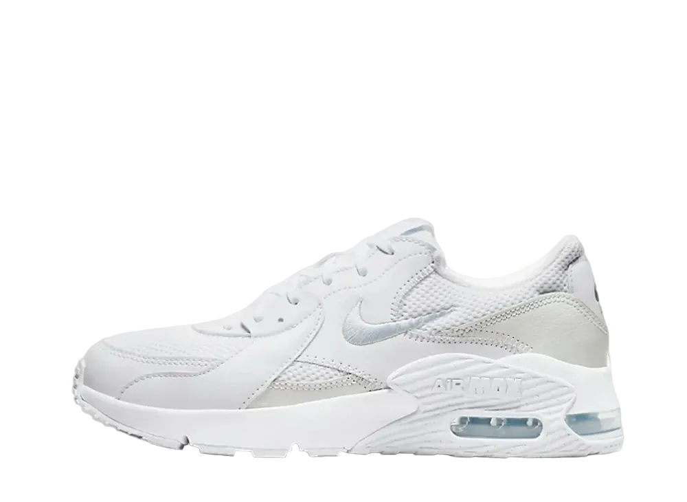 ナイキ ウィメンズ エアマックス エクシー "ホワイト/メタリックプラチナム"