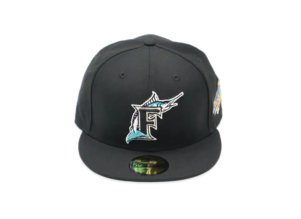 NEW ERA 59FIFTY Harlem Exclusive Miami Marlins "Black"