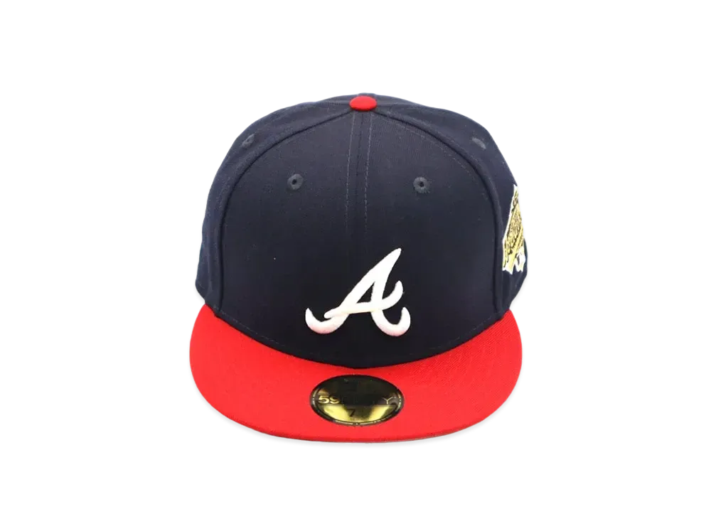 NEW ERA 59FIFTY Harlem Exclusive Atlanta Braves "Navy/Red"