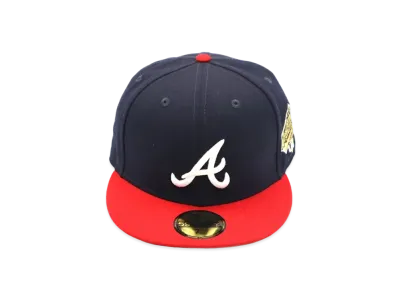 NEW ERA 59FIFTY Harlem Exclusive Atlanta Braves "Navy/Red"