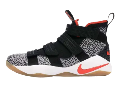 Nike LeBron Zoom Soldier 11 Safari "Black/Team Orange"