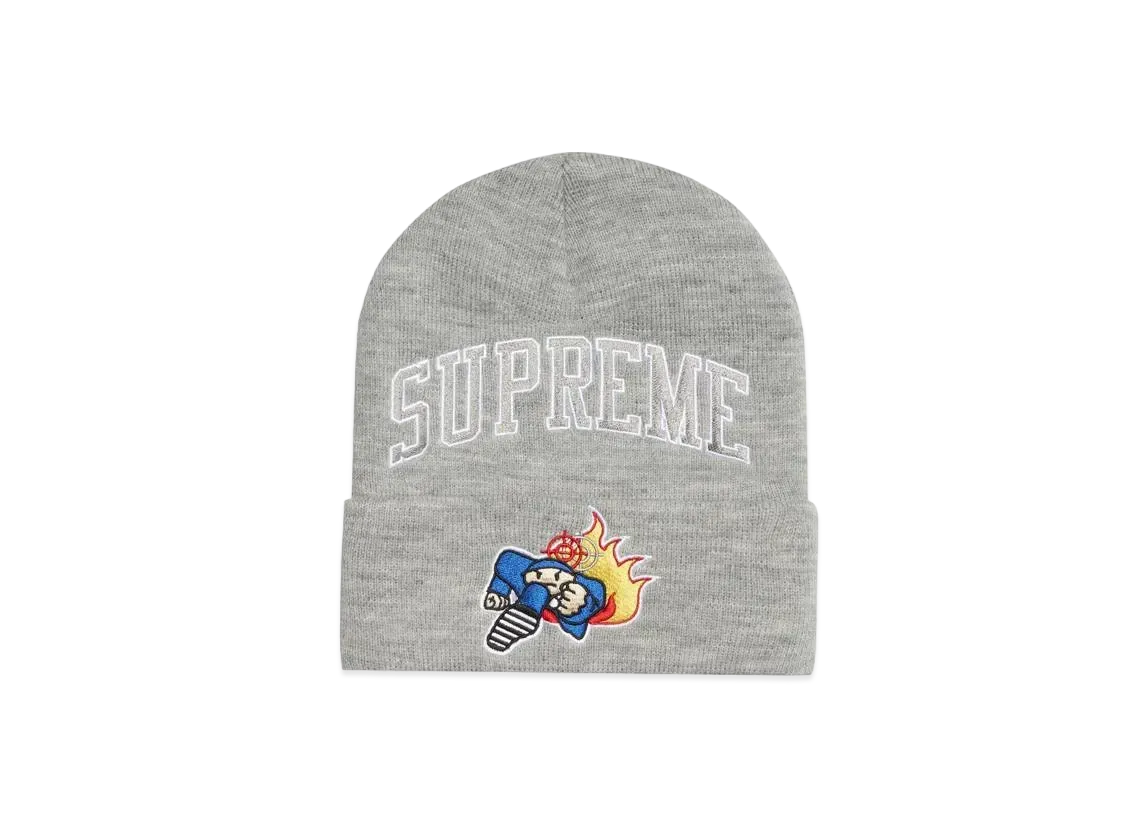 Supreme / Duck Down Music Beanie "Heather Grey"