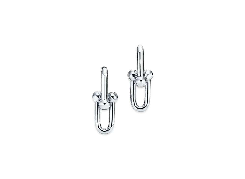 Tiffany & Co. HardWear Link Earrings Small "Silver"