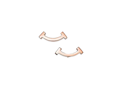 Tiffany & Co. T Smile Earrings "Rose Gold"