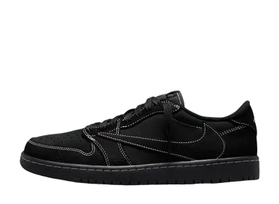 トラヴィススコット × ナイキ エアジョーダン1 ロー OG SP "ブラック ファントム"