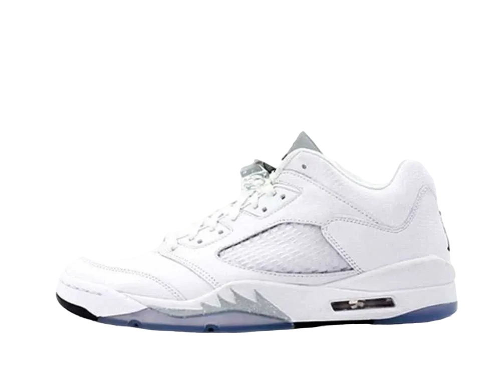 Nike Women's Air Jordan 5 Retro Low "Metallic White"