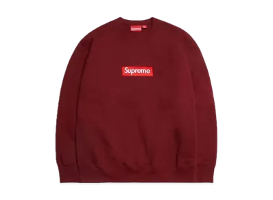 Supreme Box Logo Crewneck "Cardinal" (22FW)