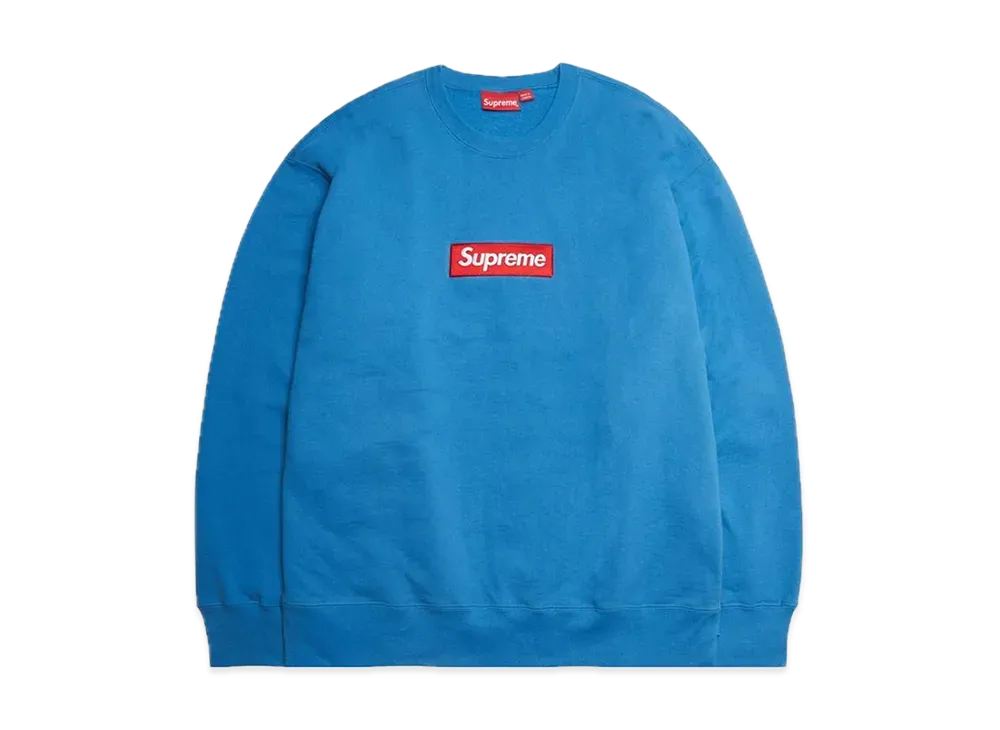 Supreme Box Logo Crewneck "Blue" (22FW)