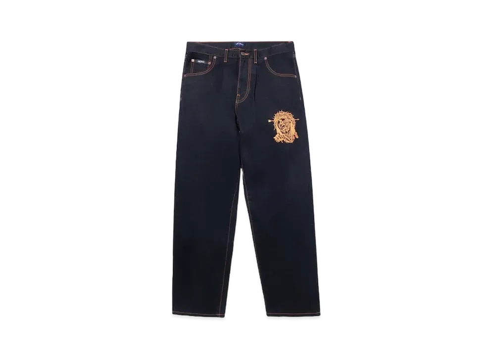 Noah x Jesus Piece Pleated Jeans "Black"