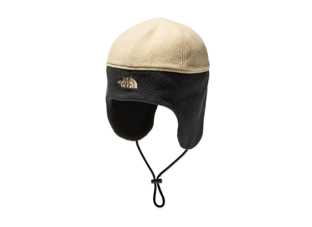 The North Face Micro Fleece Earflap Beanie "Sand Taupe"