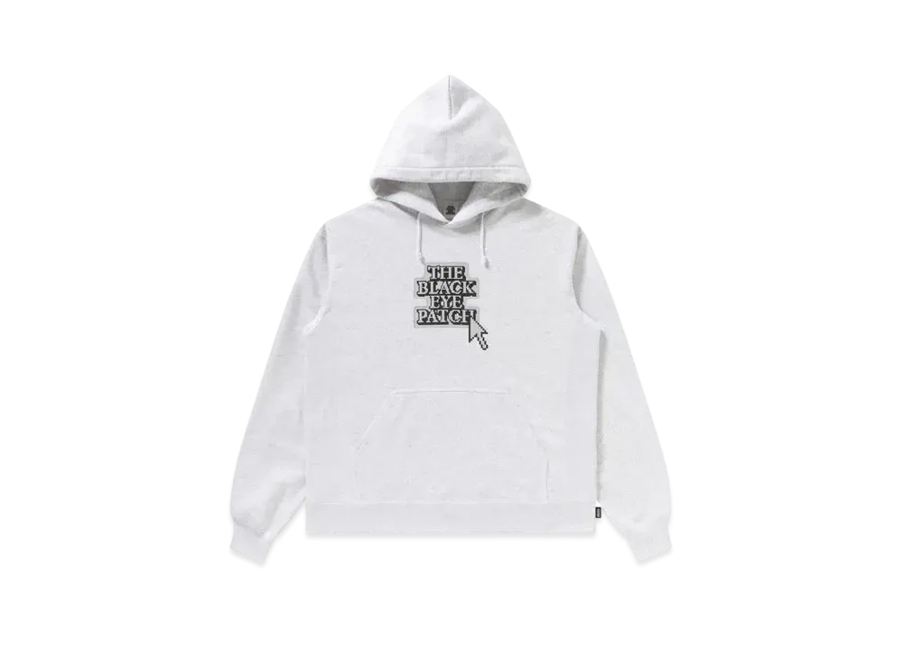Black Eye Patch Click OG Label Hoodie "Ash"