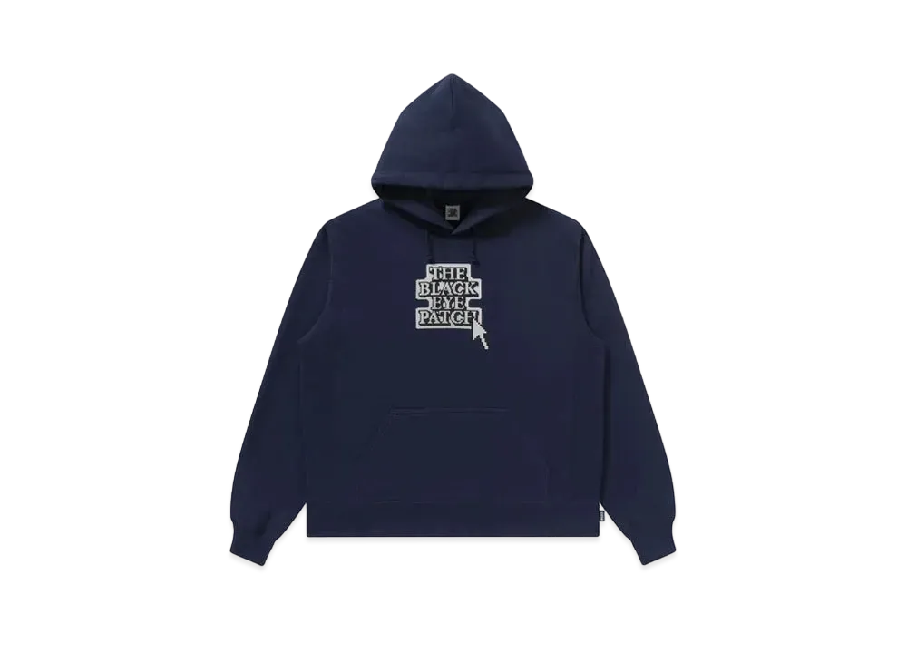Black Eye Patch Click OG Label Hoodie "Navy"