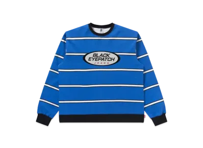 Black Eye Patch BEP Jeans Bordered Crewsweat "Blue"