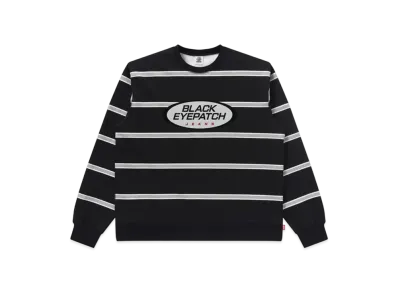 Black Eye Patch BEP Jeans Bordered Crewsweat "Black"