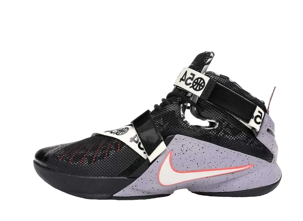 Nike LeBron Soldier 9 Quai 54 "Black/Summite White"