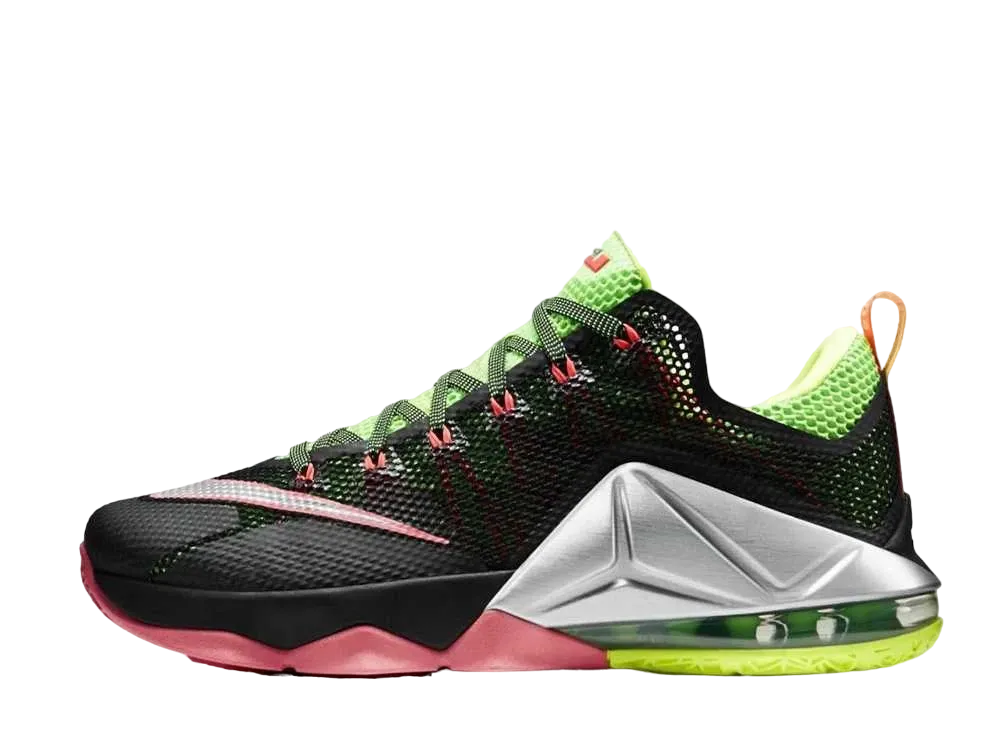 Nike LeBron 12 Low Remix "Black/Metallic Silver"