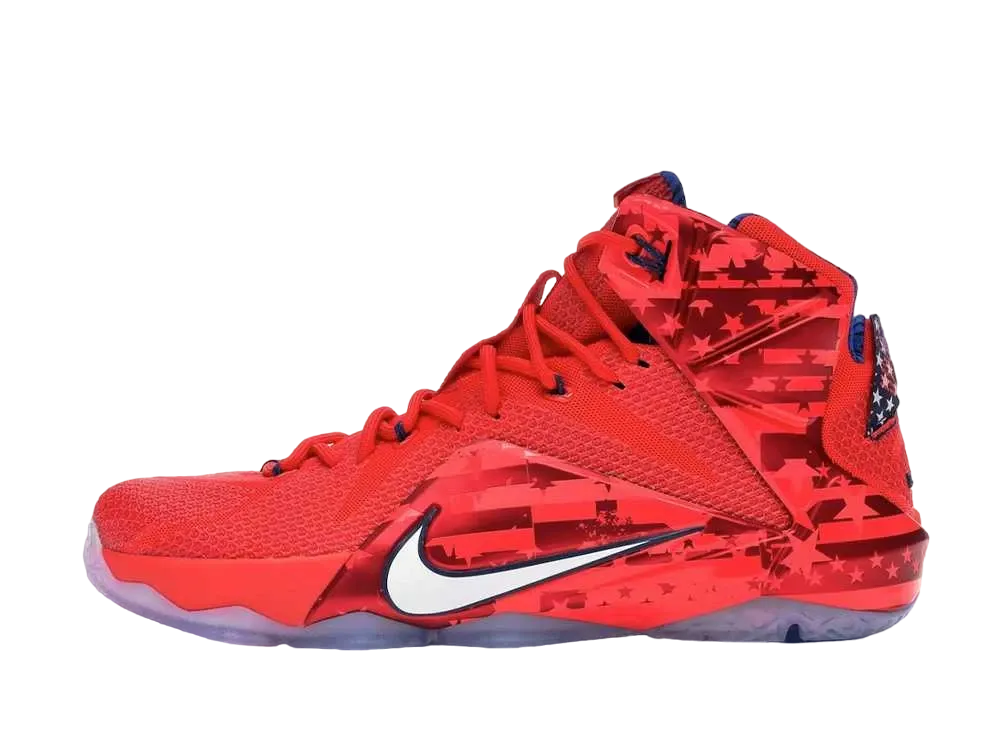 Nike LeBron 12 Independence Day "University Red"