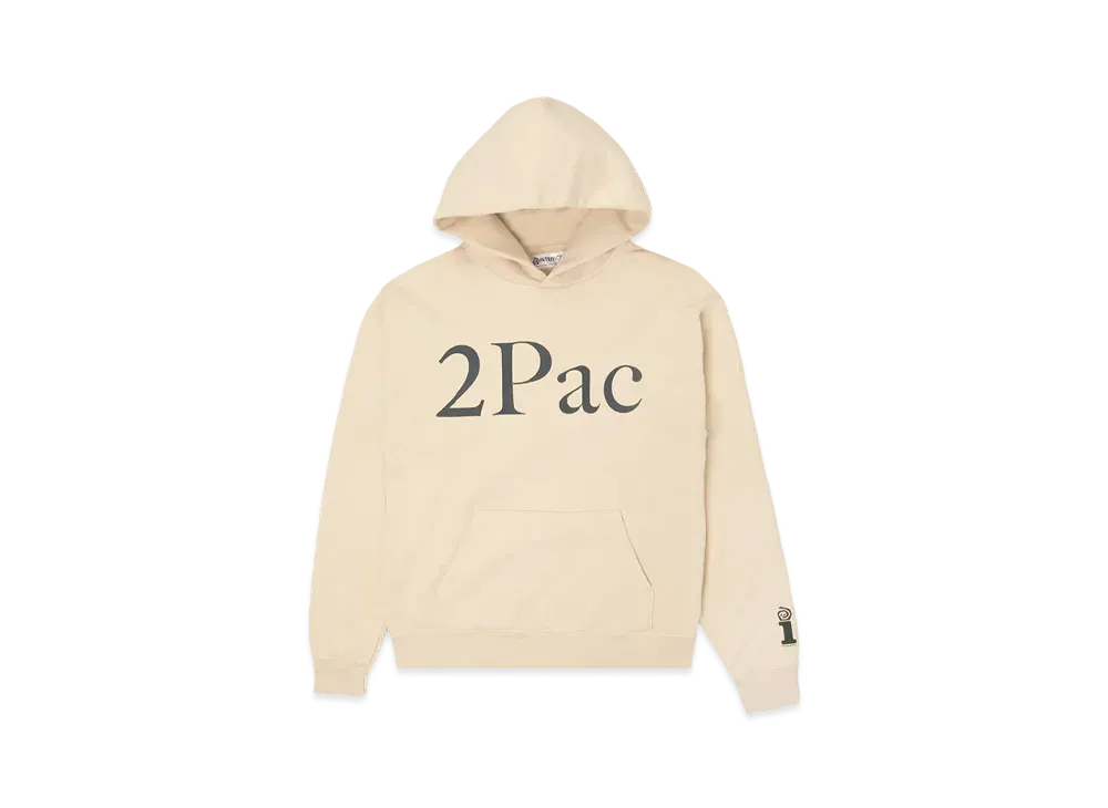 FRAGMENT x 2Pac Hoodie "Light Khaki"