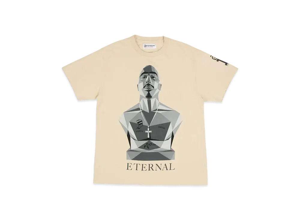 FRAGMENT x 2Pac T-Shirt "Light Khaki"