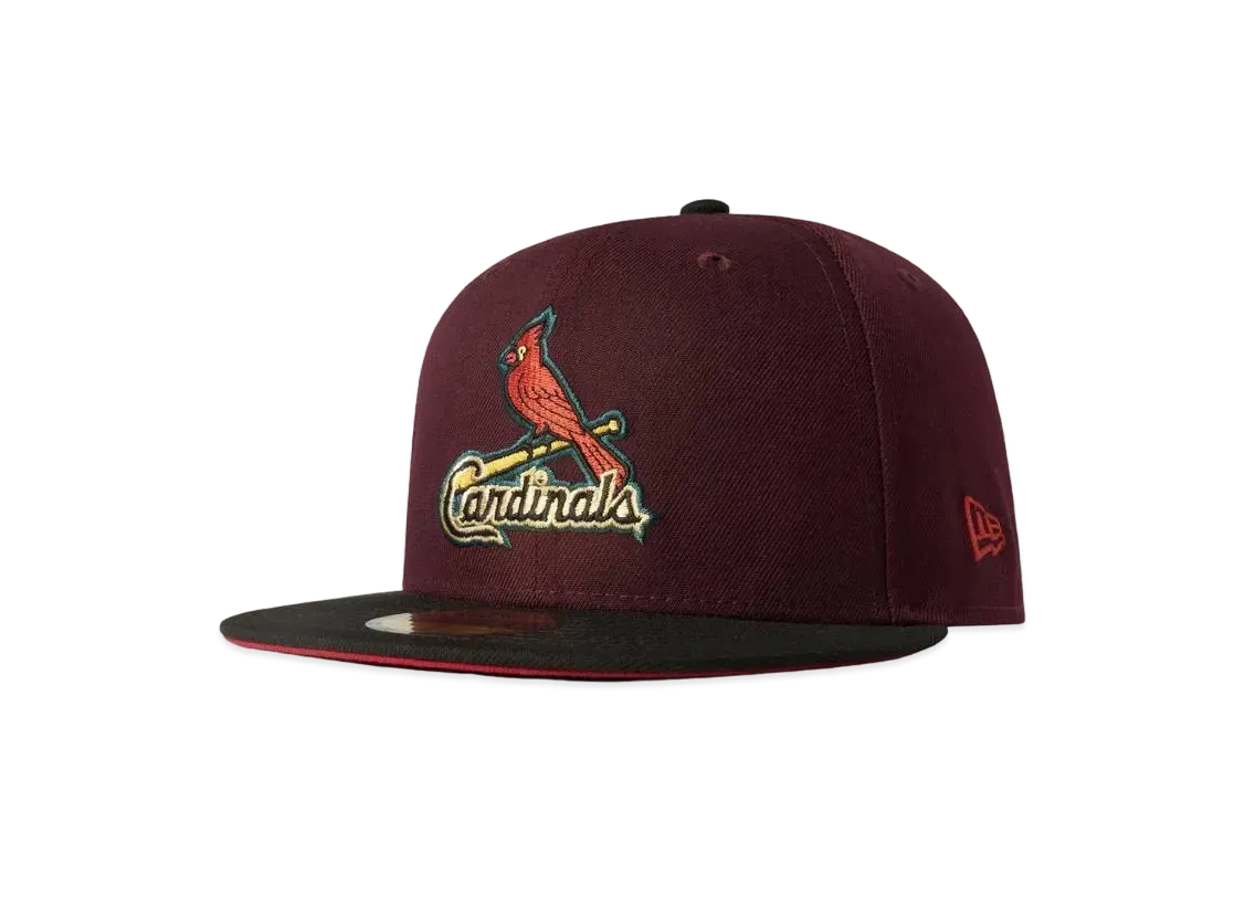 NEW ERA 59FIFTY Harlem Exclusive St. Louis Cardinals "Bordeaux/Brown"