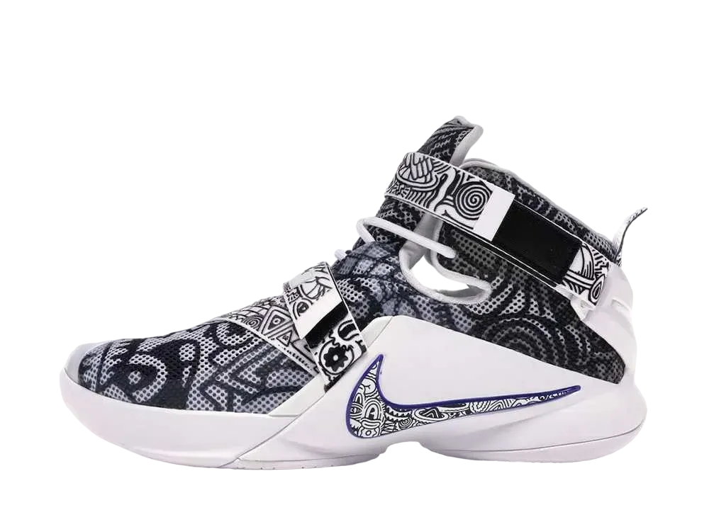 Nike LeBron Soldier 9 LMTD Freegums "Black/White"